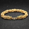 Double-Headed Golden Dragon Bracelet – Success & Fortune